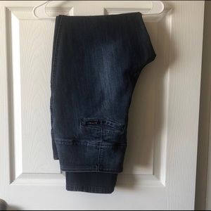 Z Cavaricci high waist skinny leg dark wash 16